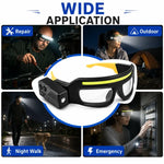 Rechargeable LED Glasses Headlamp