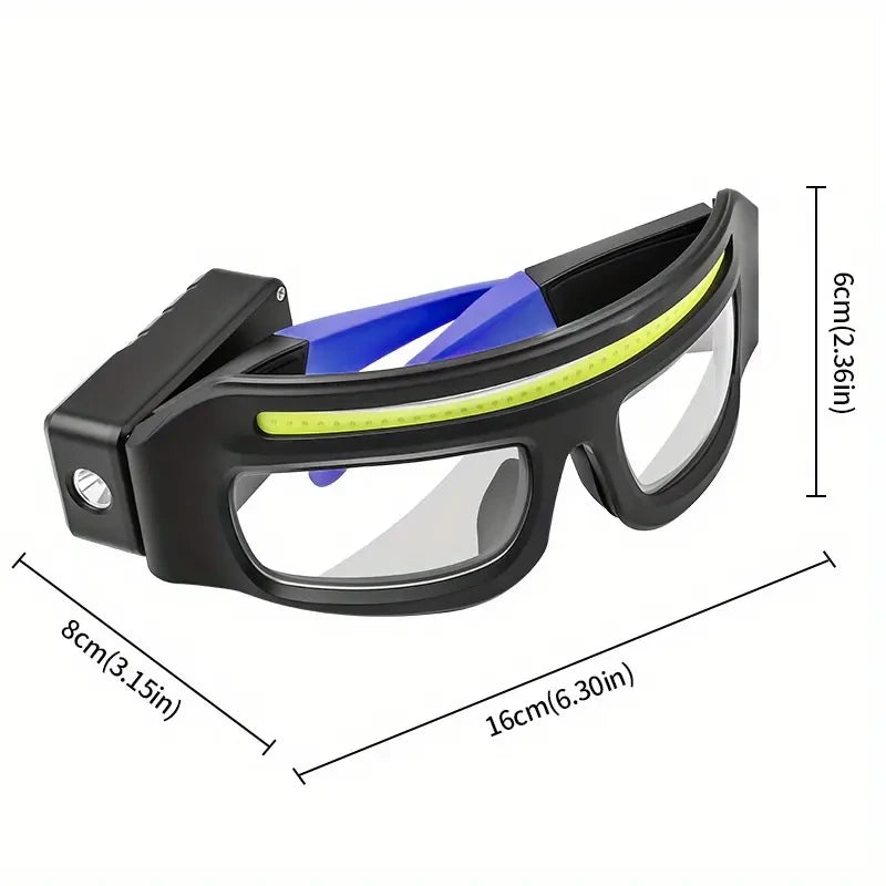 Rechargeable LED Glasses Headlamp